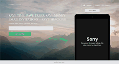 Desktop Screenshot of greenvelope.com